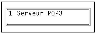 KONICA MINOLTA DI1611 TWAIN - Spécification de l'adresse du serveur POP3 - 3