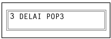 KONICA MINOLTA DI1611 TWAIN - Spécification du Délai de connexion au serveur POP3 (fonction "DELAI POP3") - 1