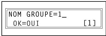 KONICA MINOLTA DI1611 TWAIN - Spécification des paramètres pour une touche numérotation groupe - 4