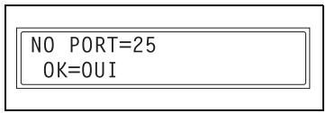 KONICA MINOLTA DI1611 TWAIN - Spécification du numéro de port SMTP (fonction "SMTP PORT NO.") - 2