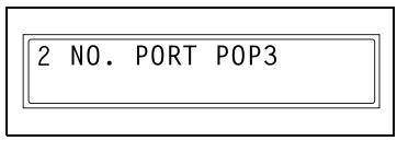 KONICA MINOLTA DI1611 TWAIN - Spécification du Numéro de port POP3 (fonction "NO. PORT POP3") - 1