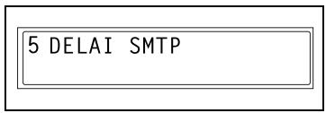 KONICA MINOLTA DI1611 TWAIN - Spécification du délai de connexion au serveur SMTP (fonction "DELAI SMTP") - 1