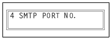 KONICA MINOLTA DI1611 TWAIN - Spécification du numéro de port SMTP (fonction "SMTP PORT NO.") - 1
