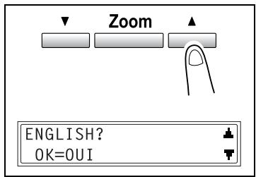 KONICA MINOLTA DI2011 - Pour définiir la fonction "LANGUAGE" - 3