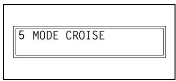 KONICA MINOLTA DI2011 - Pour définiir la fonction "MODE CROISE" - 2