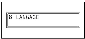 KONICA MINOLTA DI2011 - Pour définiir la fonction "LANGUAGE" - 2