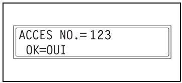 KONICA MINOLTA DI2011 - Pour modifier/supprimer les codes d'accès utiliser (section) - 4