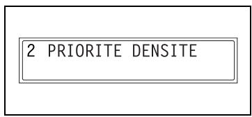KONICA MINOLTA DI2011 - Pour définiir la fonction “PRIORITE DENSITE” - 2