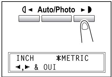 KONICA MINOLTA DI2011 - Pour spécifique les unités de mesure pour la détction automatique du format du papier (fonction "INCH/METRIC") - 4