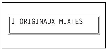 KONICA MINOLTA DI2011 - Pour définiir la fonction "ORIGINAUX MIXTES" - 2