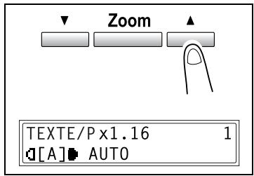 KONICA MINOLTA DI2011 - Réaliser des copies avec un paramètre zoom spécifique - 1