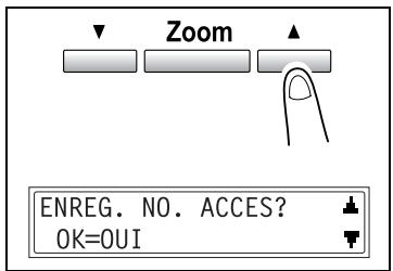 KONICA MINOLTA DI2011 - Enregister les codes d'accès utiliser (section) - 3