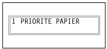 KONICA MINOLTA DI2011 - Pour définir la fonction “PRIORITE PAPIER” - 2