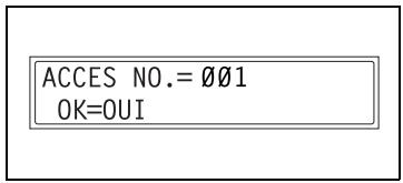 KONICA MINOLTA DI2011 - Enregister les codes d'accès utiliser (section) - 4
