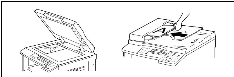 KONICA MINOLTA DI2011 - Placez le(s) document(s) à copier. - 1