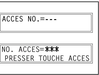 KONICA MINOLTA DI2011 - Pour entrer un code d'accès - 1