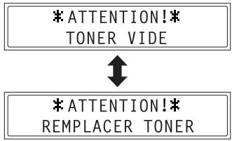 KONICA MINOLTA DI2011 - Quand le message "TONER VIDE" s'affiche - 2