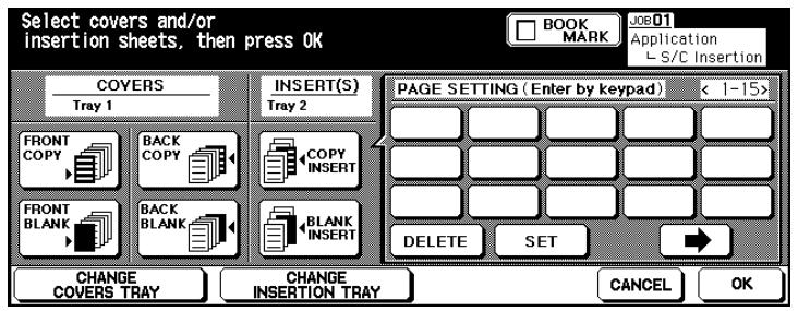 KONICA MINOLTA DI850 - Procedure: Adding Inserts and Cover Sheets - 2