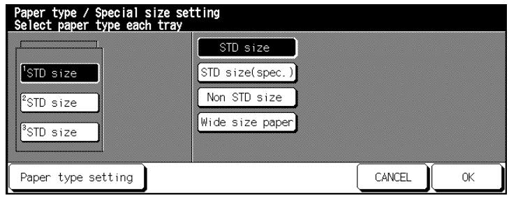KONICA MINOLTA DI850 - Specifying the Paper Size - 2