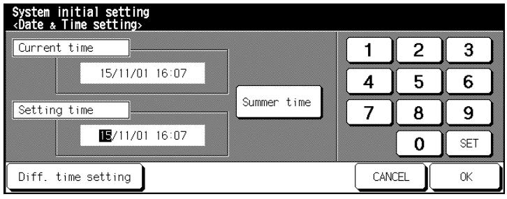 KONICA MINOLTA DI850 - Date &amp; Time Setting - 1