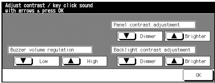KONICA MINOLTA DI850 - (7) Panel Contrast/Key Sound Adjustment - 1