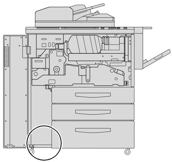 KONICA MINOLTA DI850 - System serial number - 1