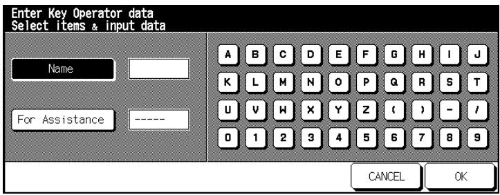 KONICA MINOLTA DI850 - (8) Key Operator Data Setting - 1