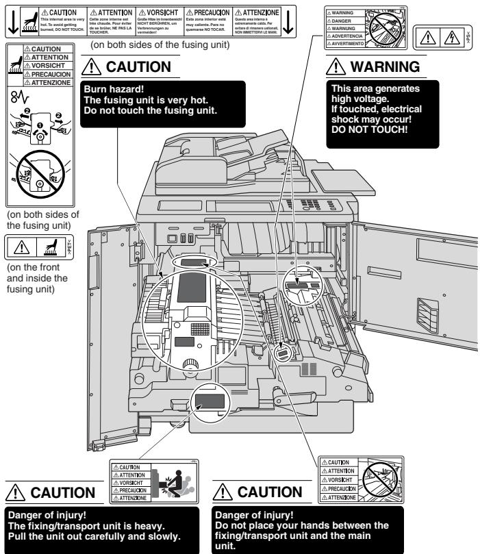KONICA MINOLTA DI850 - DANGER - 1