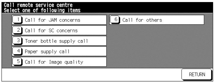 KONICA MINOLTA DI850 - (15) Call Remote Center - 1