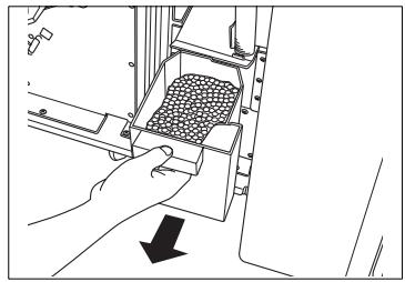 KONICA MINOLTA DI850 - Emptying the Hole Punch Unit Waste Container - 3