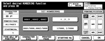 KONICA MINOLTA DI850 - Set Numbering - 1