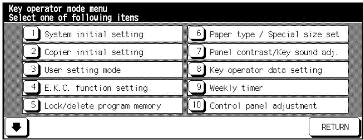 KONICA MINOLTA DI850 - Settings in Key Operator Mode - 1