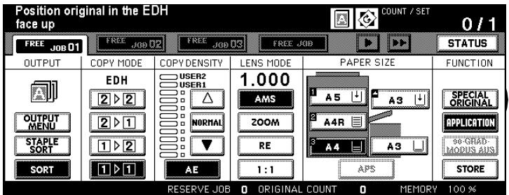 KONICA MINOLTA DI850 - Confirm your input by pressing [OK]. - 1