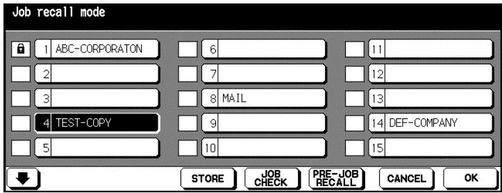 KONICA MINOLTA DI850 - Recalling System Settings - 3