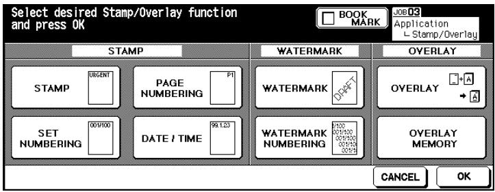 KONICA MINOLTA DI850 - Procedure: Overlay Memory (call up image) - 2
