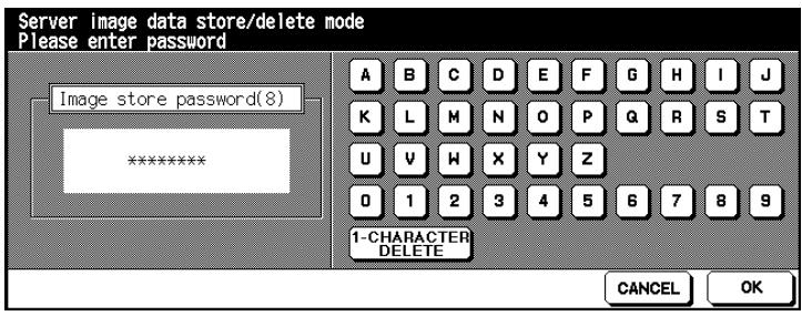 KONICA MINOLTA DI850 - Press the [IMAGE STORE/DELETE] key. - 1
