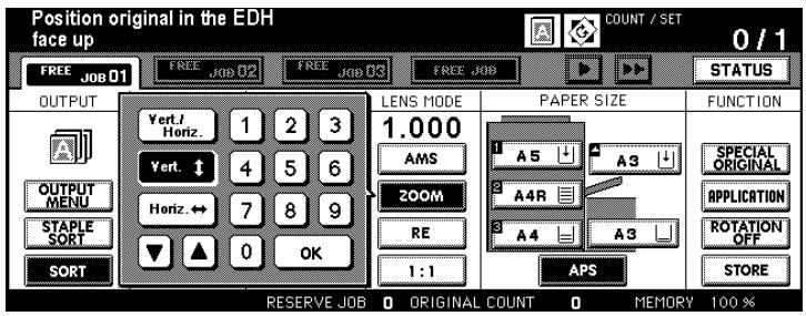 KONICA MINOLTA DI850 - Selecting User-set Zoom Ratios - 1
