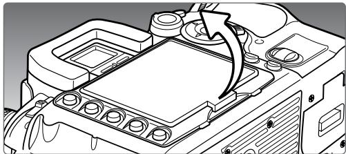KONICA MINOLTA DIMAGE 7D - Installation de la protection de l'ecran ACL - 2