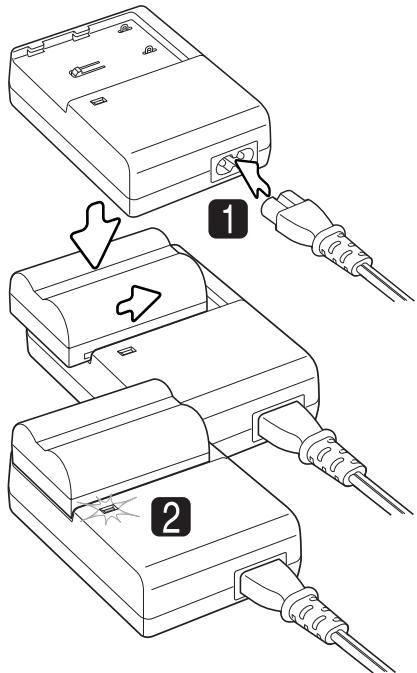 KONICA MINOLTA DIMAGE 7D - Chargement de la batterie - 2