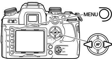 KONICA MINOLTA DIMAGE 7D - Navigation dans le MENU lecture - 1