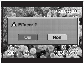 KONICA MINOLTA DIMAGE 7D - Confirmation d'effacement - 1