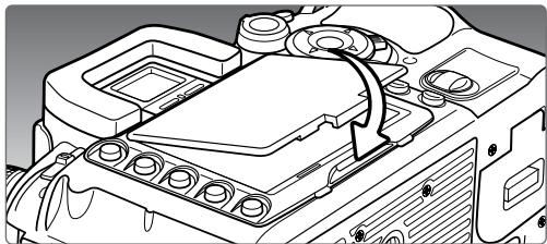 KONICA MINOLTA DIMAGE 7D - Installation de la protection de l'ecran ACL - 1