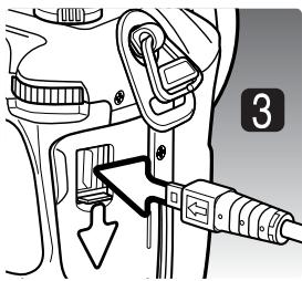 KONICA MINOLTA DIMAGE 7D - Connexion de l'appareil à un micro-ordinateur - 1