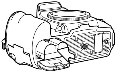 KONICA MINOLTA DIMAGE 7D - Mise en PLACE et changement de la batterie - 2