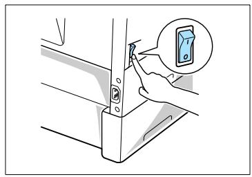 KONICA MINOLTA PP18N - ETAPE 5: Branchement du cordon secteur - 1