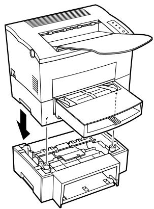 KONICA MINOLTA PP18N - Installation de la deuxième cassette papier - 1