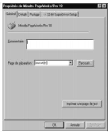 KONICA MINOLTA PP18N - Pour afficher la boîte de dialogue d'installation du pilote sous windows 95/98 - 2