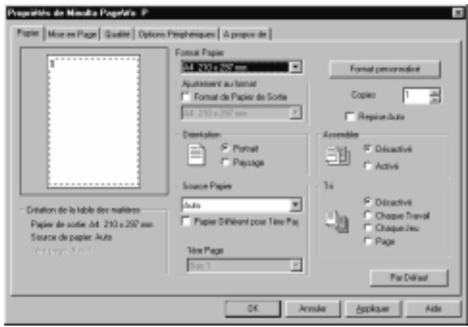 KONICA MINOLTA PP18N - Affichage de la boîte de dialogue d'installation du pilote sous windows NT 4.0 - 3