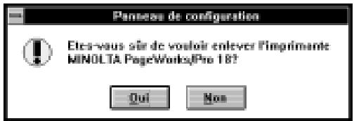 KONICA MINOLTA PP18N - Déinstallation du pilote d'imprimante - 2