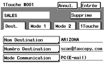 KONICA MINOLTA SU23 - Enregistrement de codes 1-Touche - 10